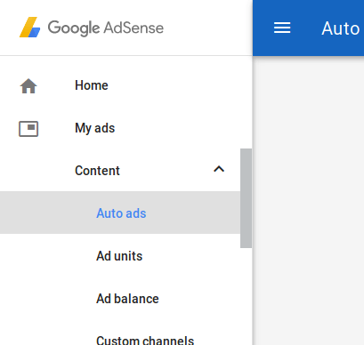 Auto Ads in AdSense